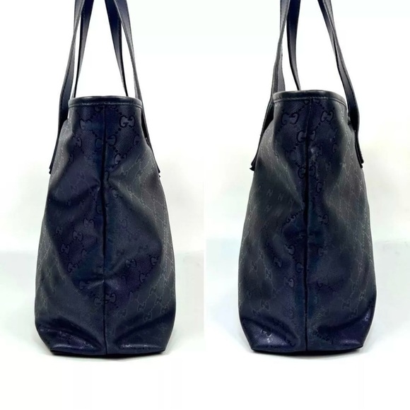 GUCCI GUCCISIMA GG Monogram Imprime Tote bag Shoulder Bag Purple Blue Large - Picture 5 of 8